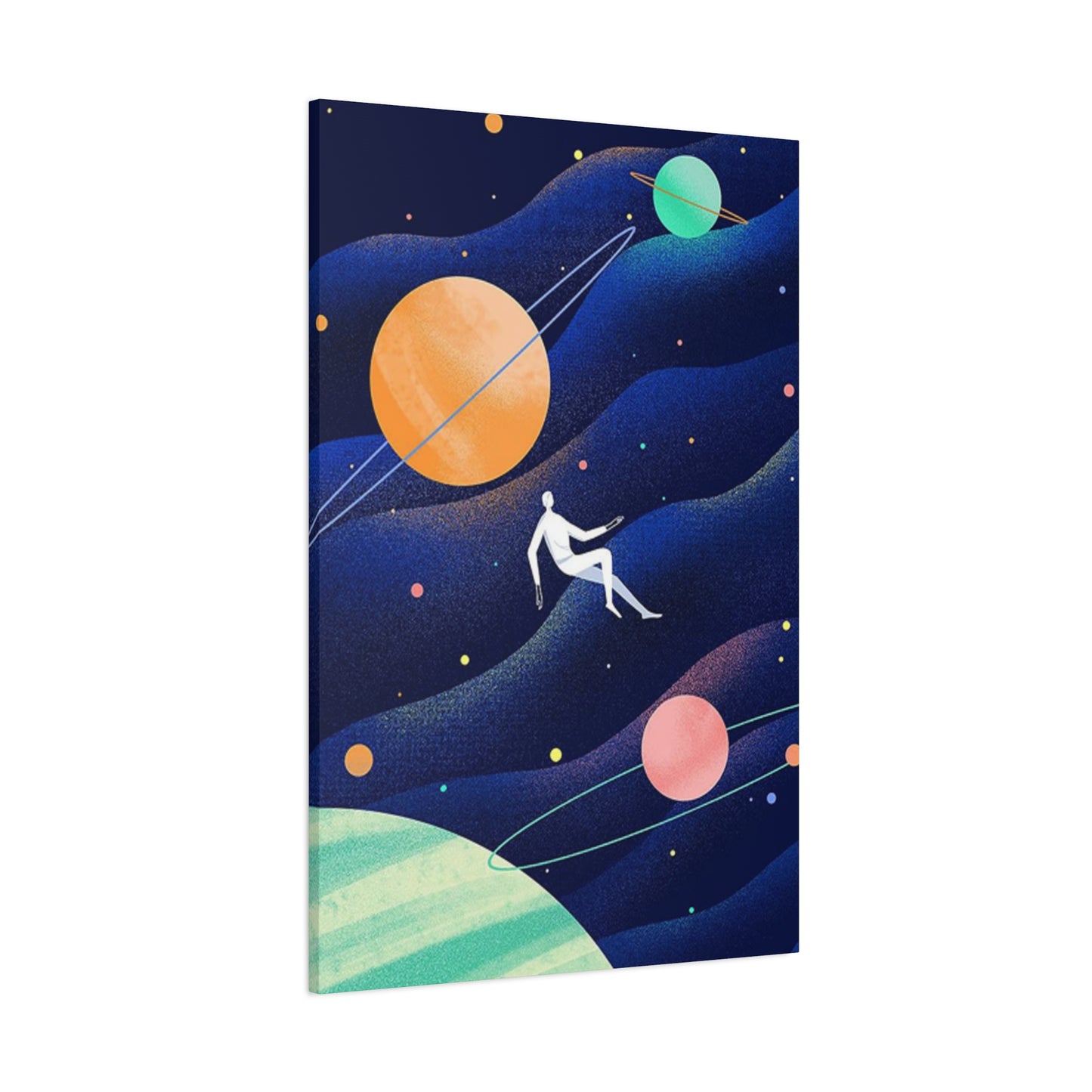 Human Floating In Space Poster Wall Art & Canvas Prints