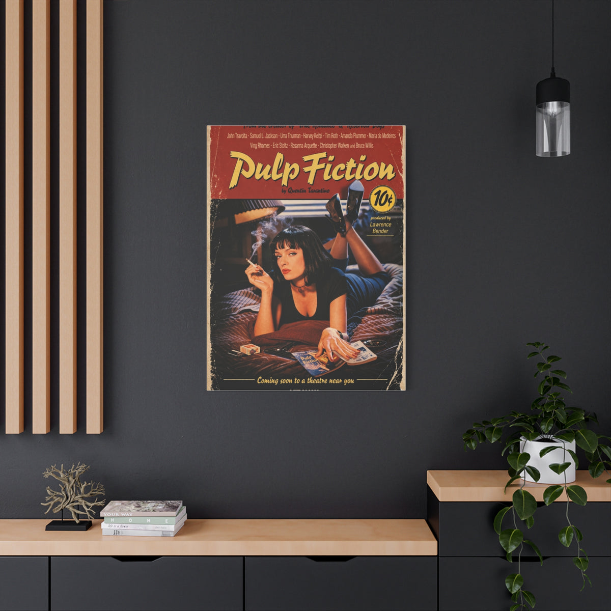 Pulp Fiction Movie Poster Wall Art & Canvas Print