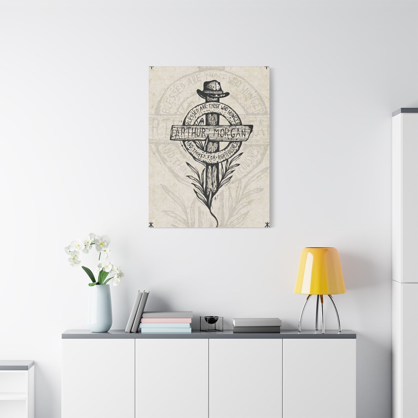 Arthur Morgan Sketch Wall Art & Canvas Prints