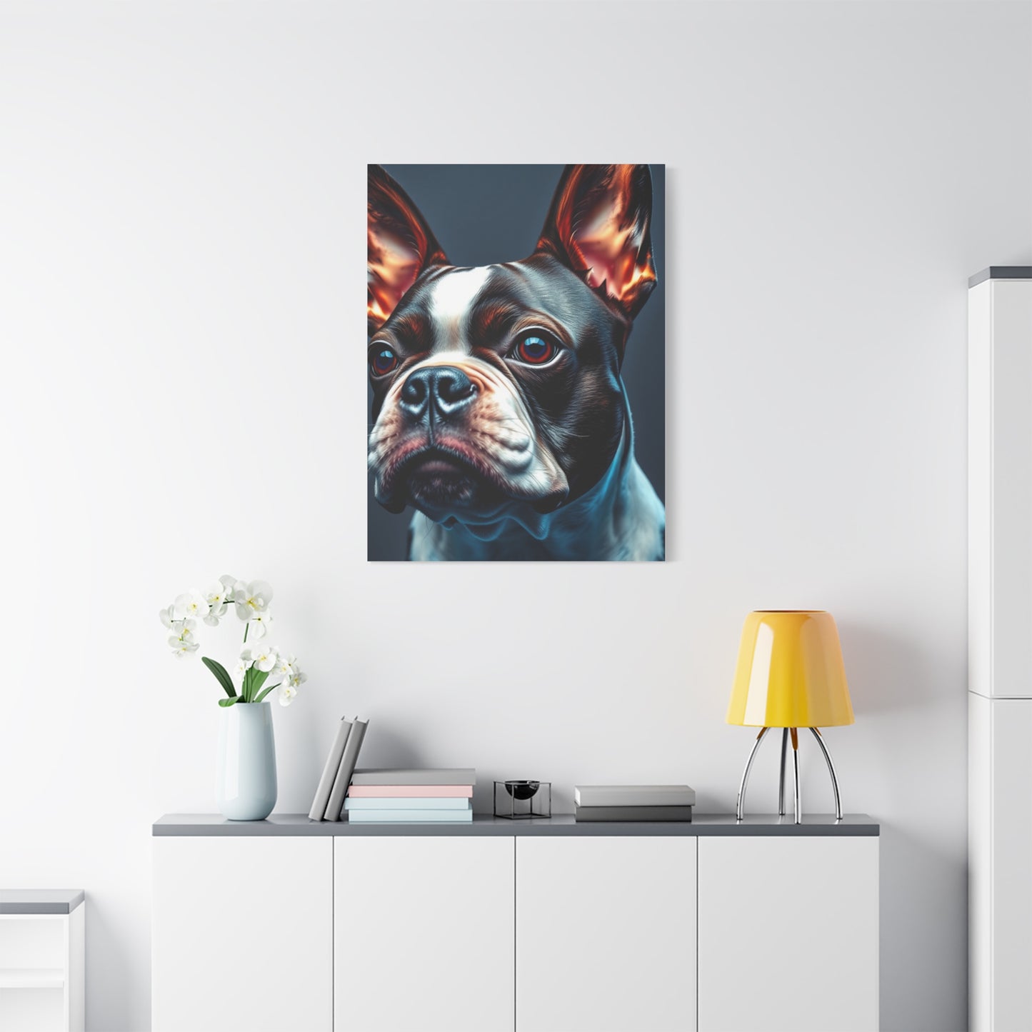 Supreme Art Collection Boston Terrier Wall Art & Canvas Print