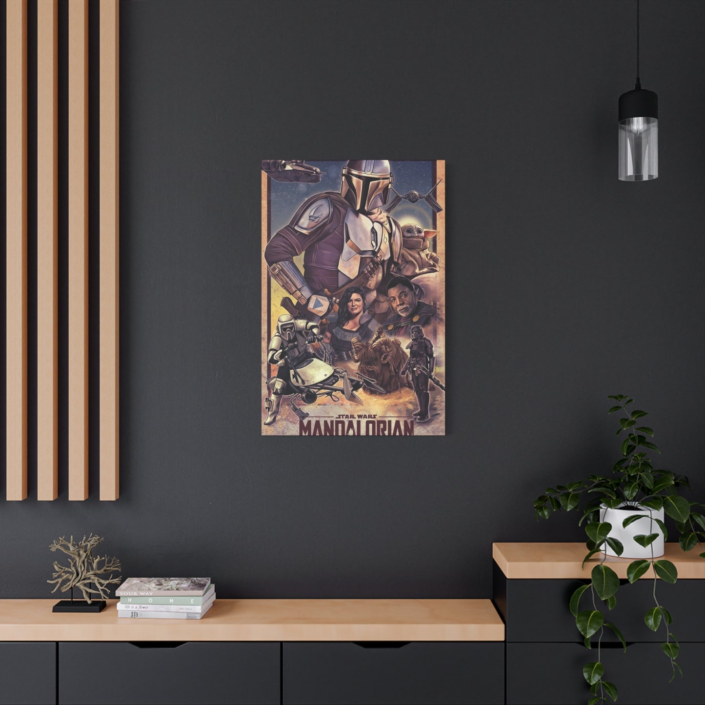 Mandalorian Poster Wall Art & Canvas Prints