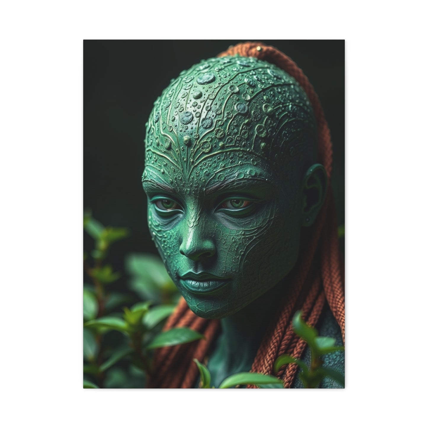 Verdant Serenity Canvas Wall Art & Canvas Print