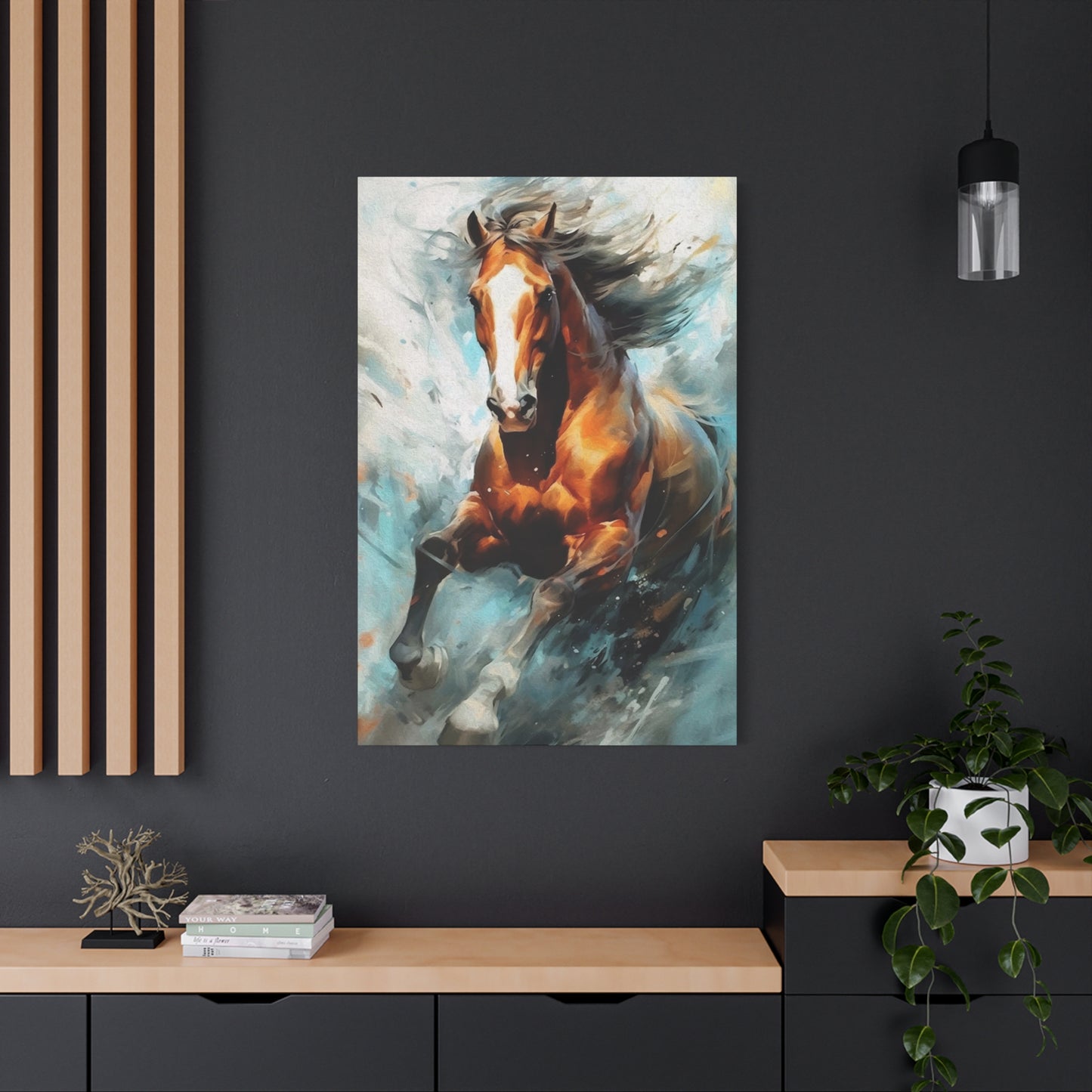 Running Horse Wall Art & Canvas Prints