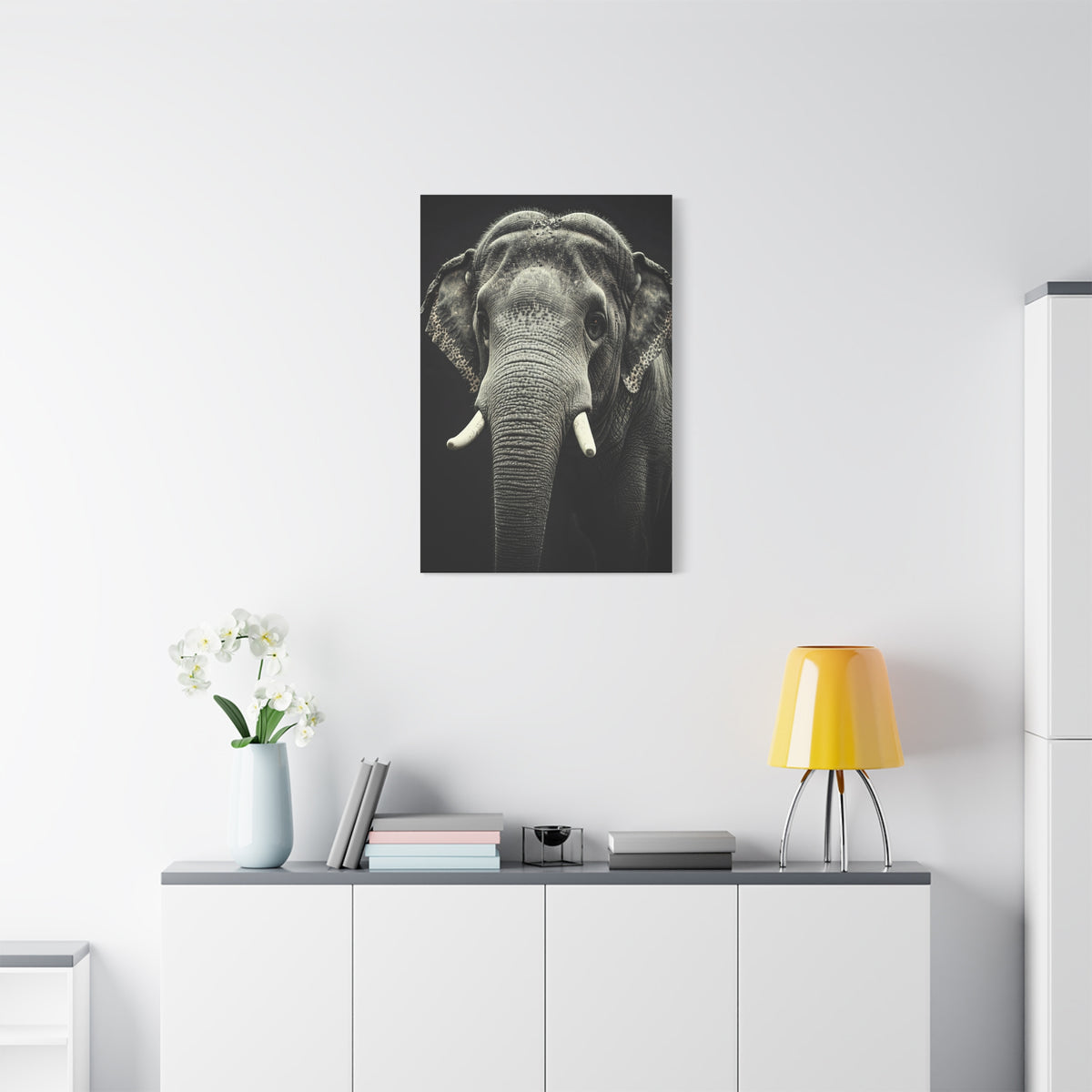 Regal Elephant Close-Up Wall Art & Canvas Prints