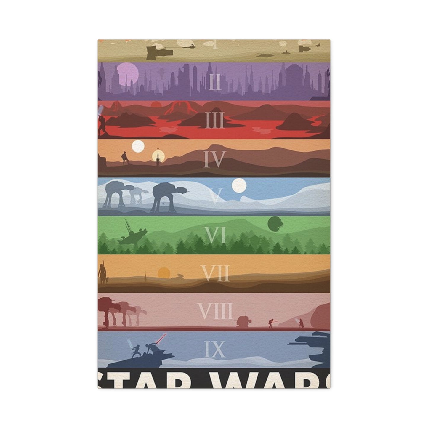 Star Wars Sequels Wall Art & Canvas Prints