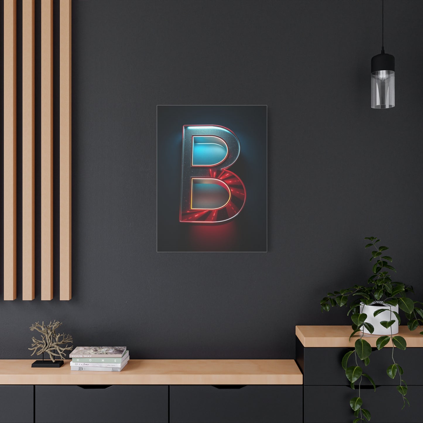 Alphabet & Letter Art Luxury Canvas Wall Art & Canvas Print