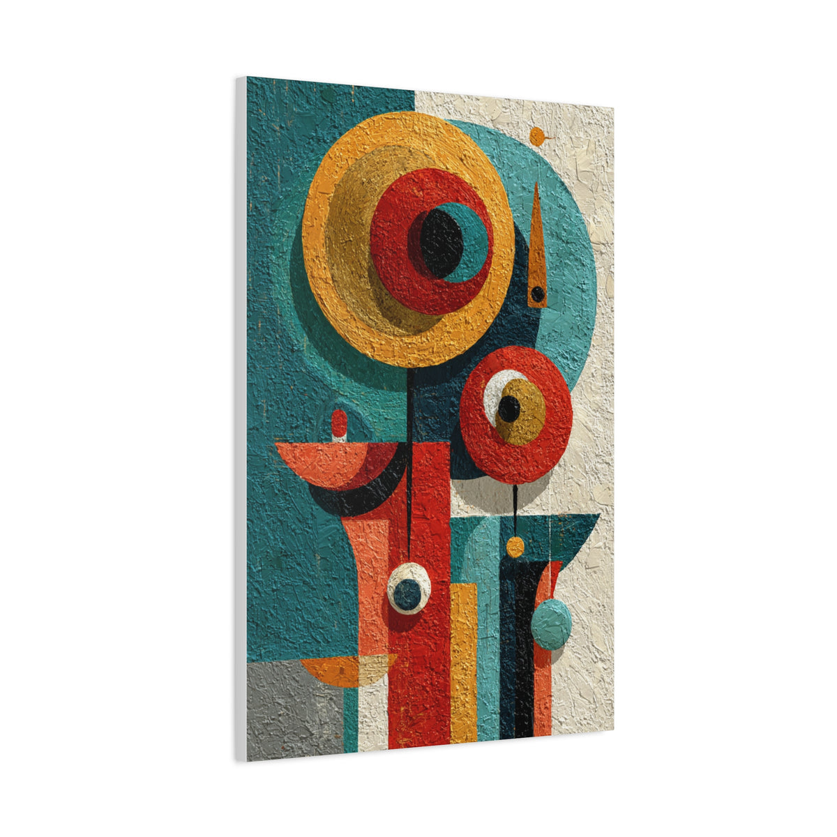 Sculptural Abstract Form Composition Wall Art & Canvas Print