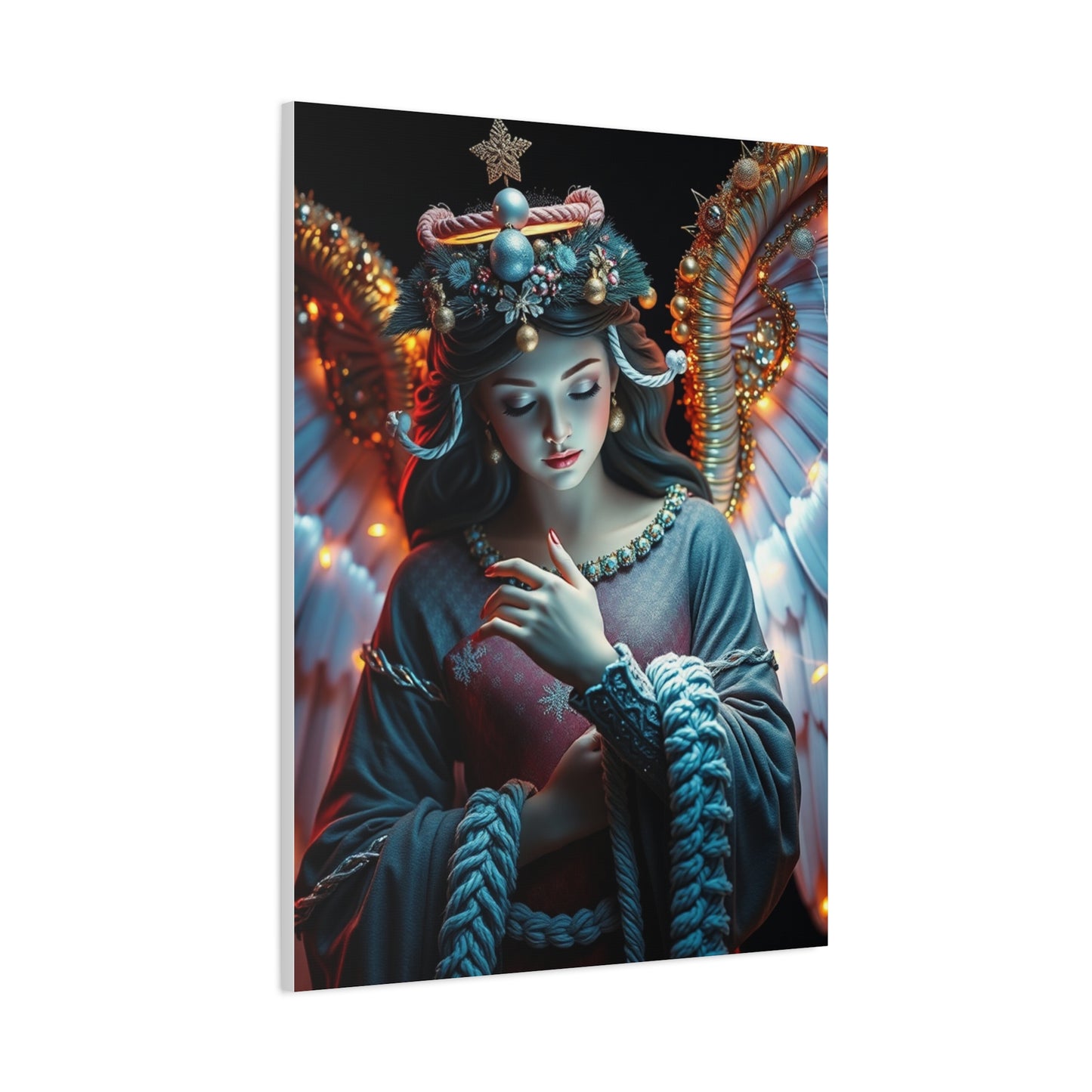 Christmas Angel Art Supreme Canvas Wall Art & Canvas Print