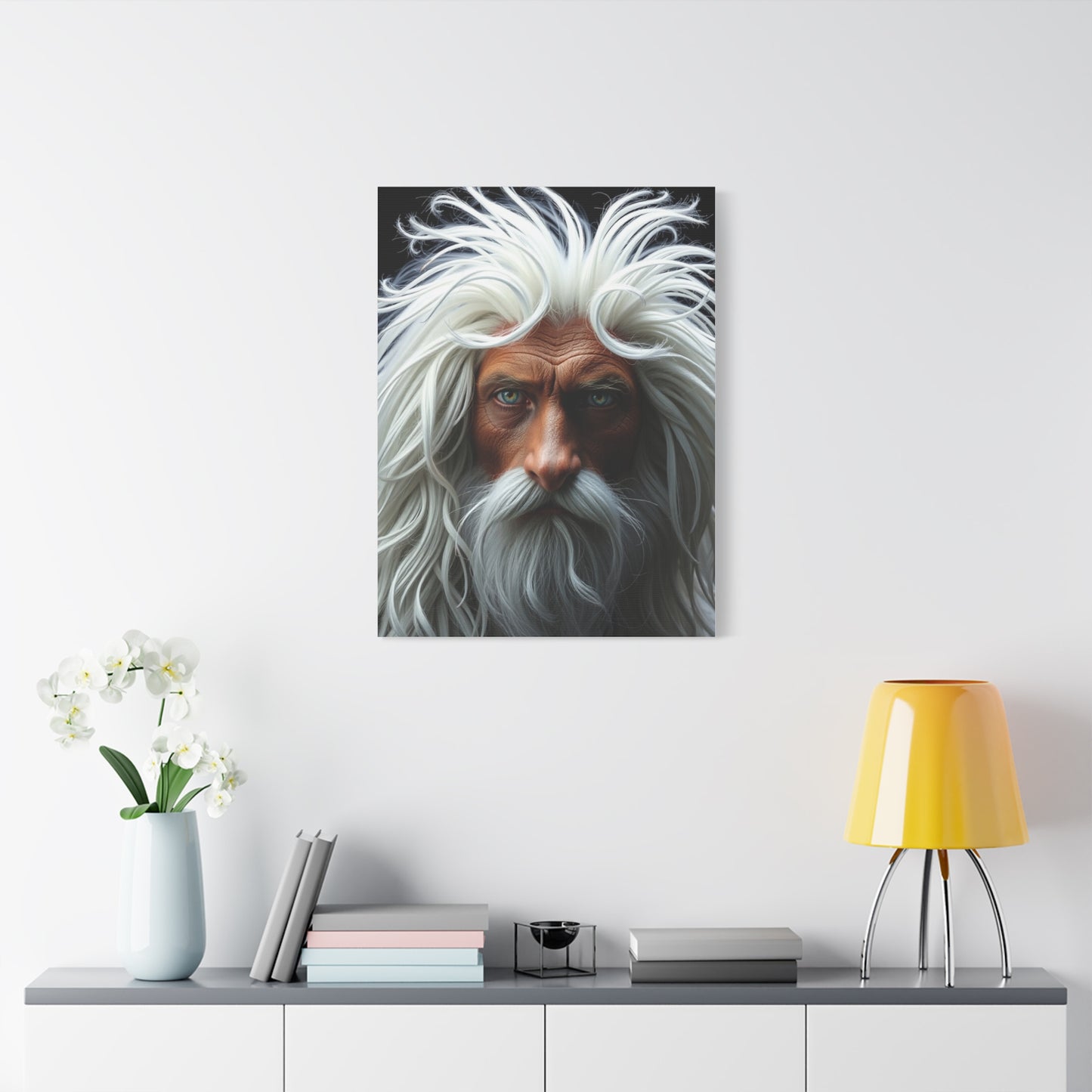 Supreme Gray & White Art Collection Wall Art & Canvas Print