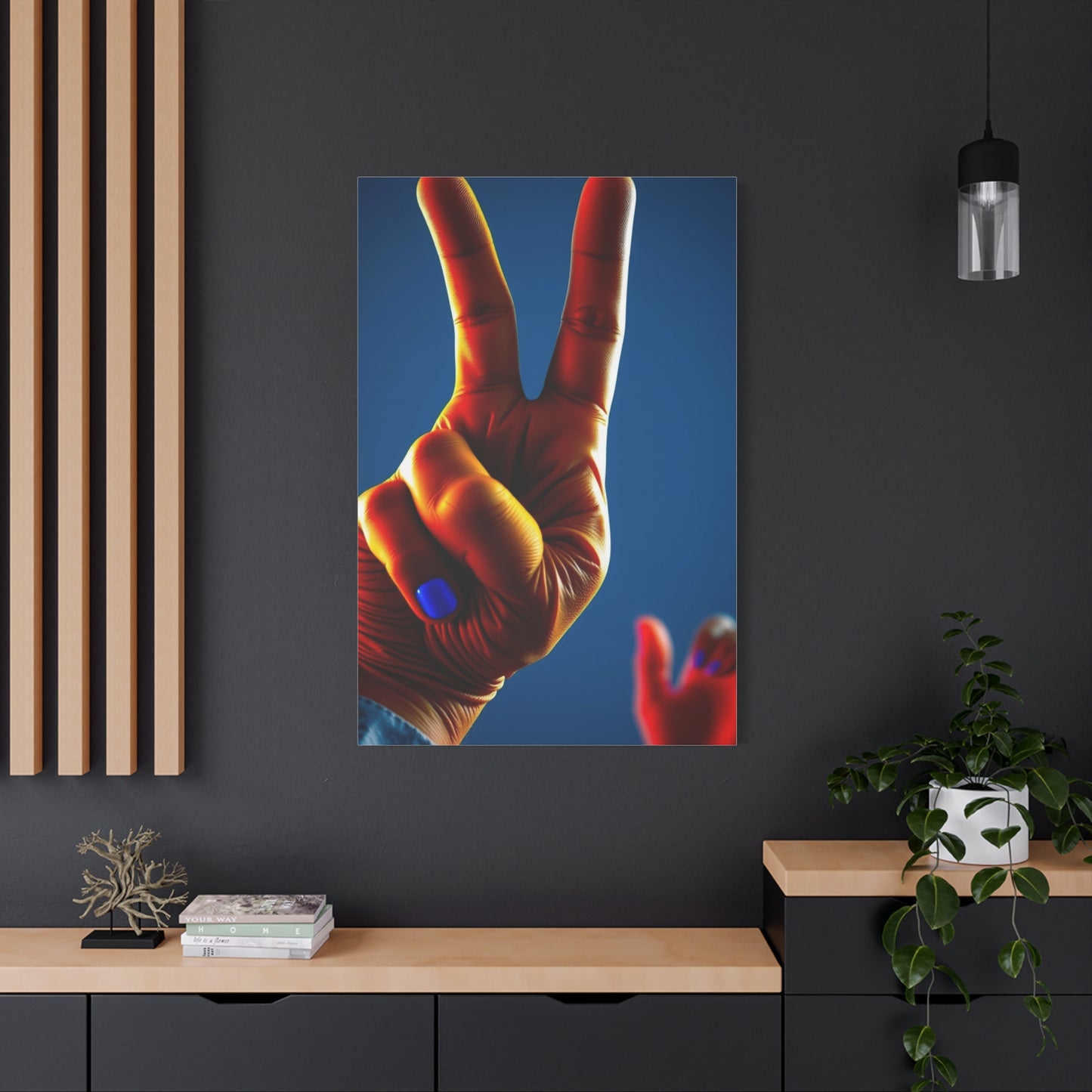 Peace Sign Art Supreme Canvas Wall Art & Canvas Print