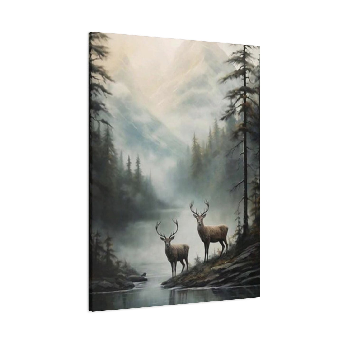Reindeer Family Wall Art & Canvas Prints