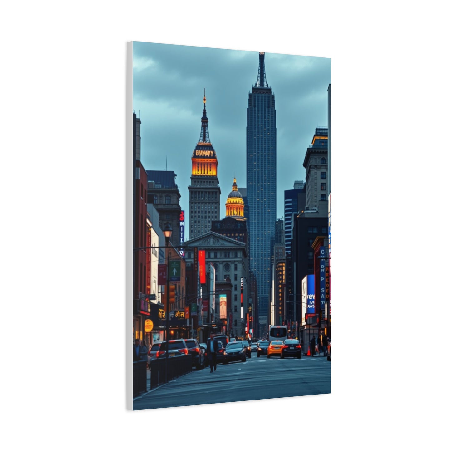City Lights Euphoria Art Wall Art & Canvas Print