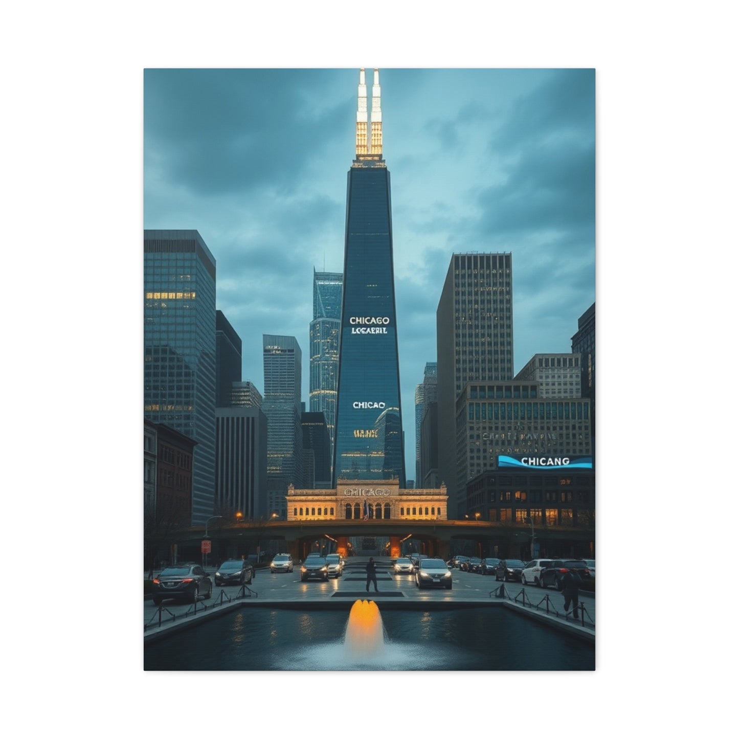Chicago Art Supreme Canvas Wall Art & Canvas Print