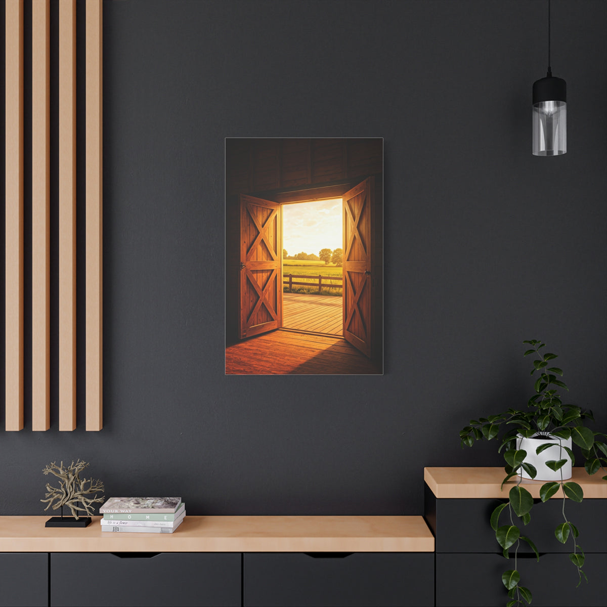 Open Barn Doors to Summer Fields Wall Art & Canvas Prints