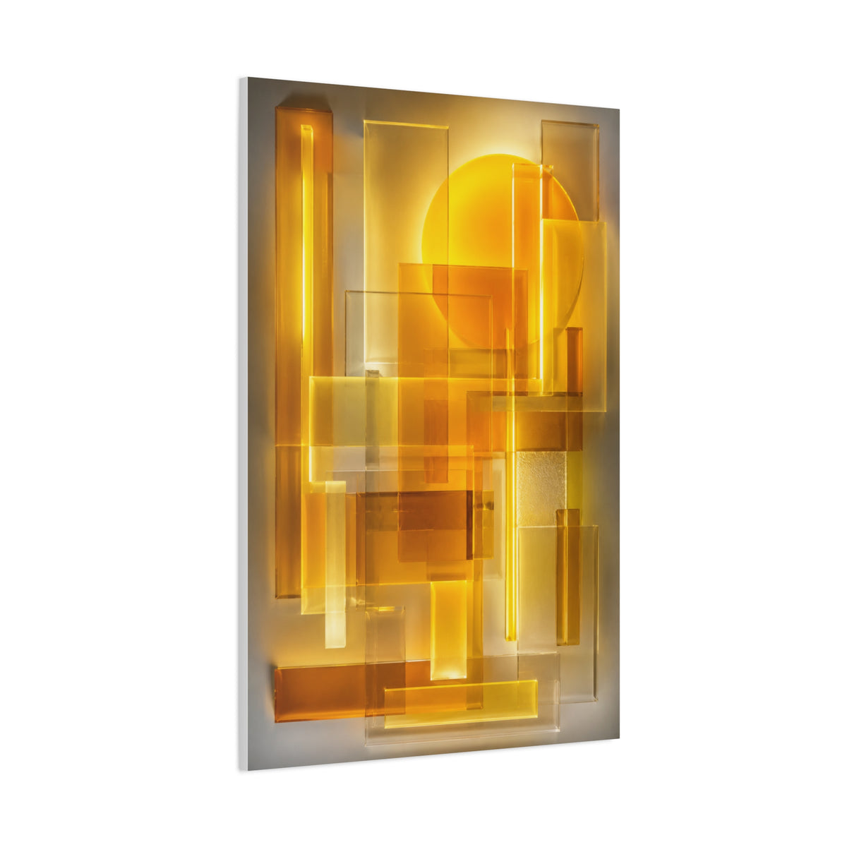 Acrylic Glass Luminous Panel Abstract Wall Art & Canvas Print