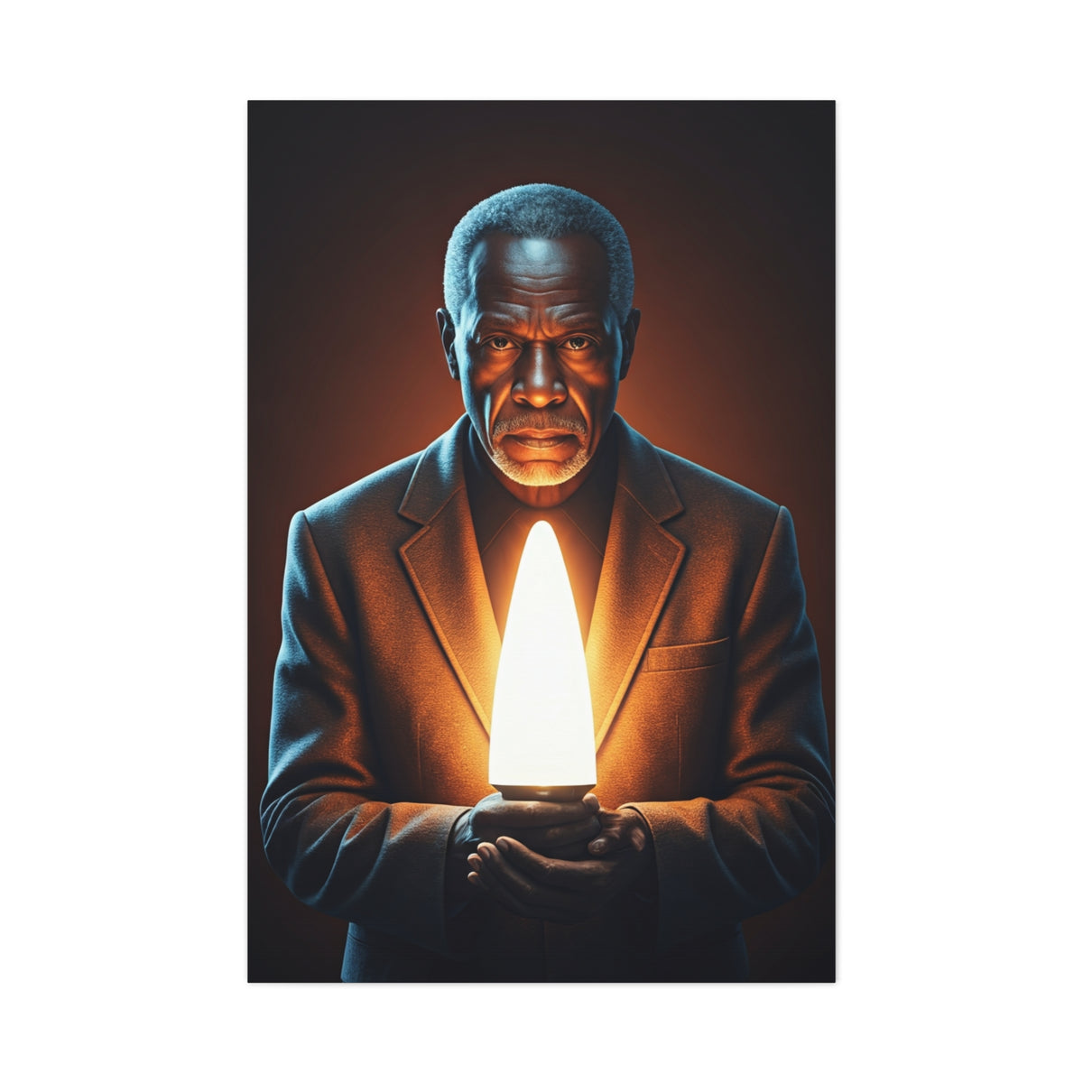 Beacon of Wisdom Elder Portrait Wall Art & Canvas Prints