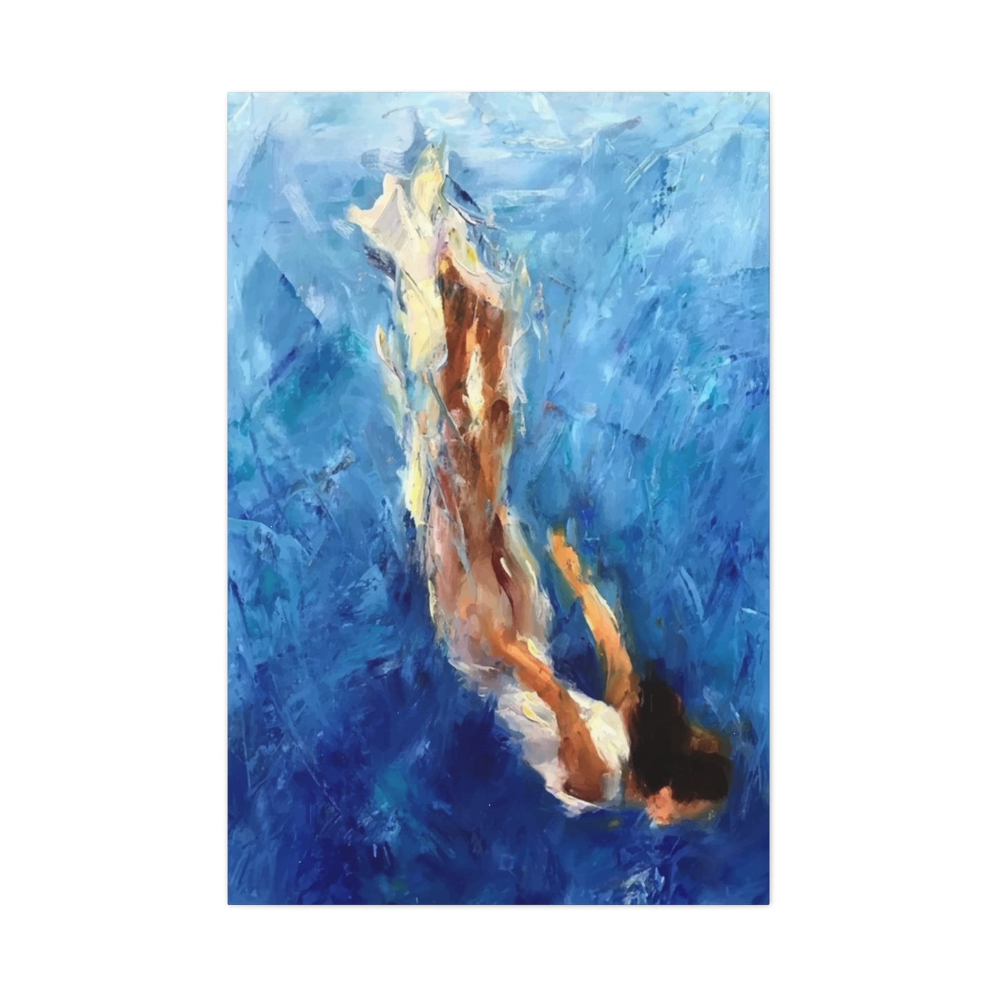 Diving Abstract Wall Art & Canvas Prints