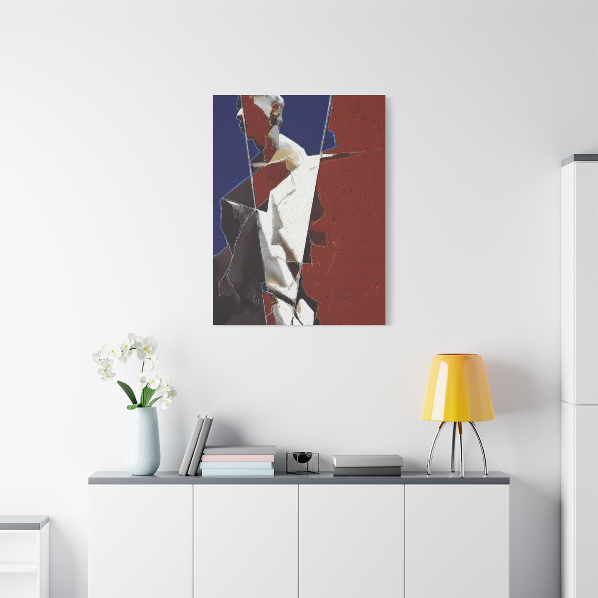 Fragmented Classical Sculpture Abstract Wall Art & Canvas Print
