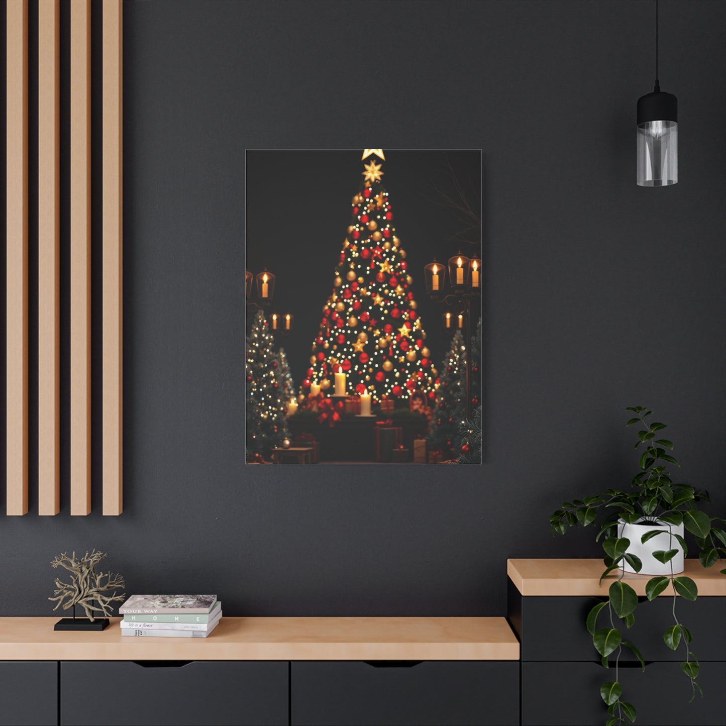Supreme Black Christmas Art Wall Art & Canvas Print