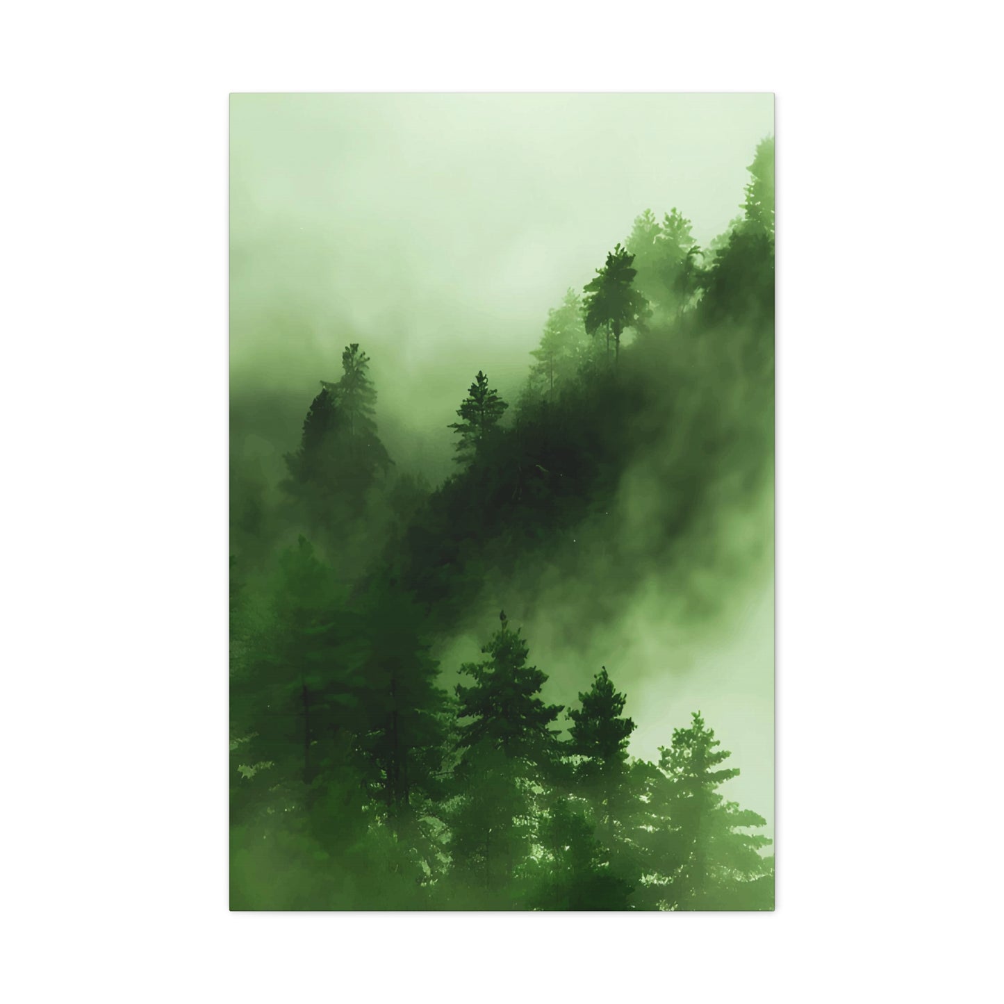 Mist in the Forest Wall Art & Canvas Prints