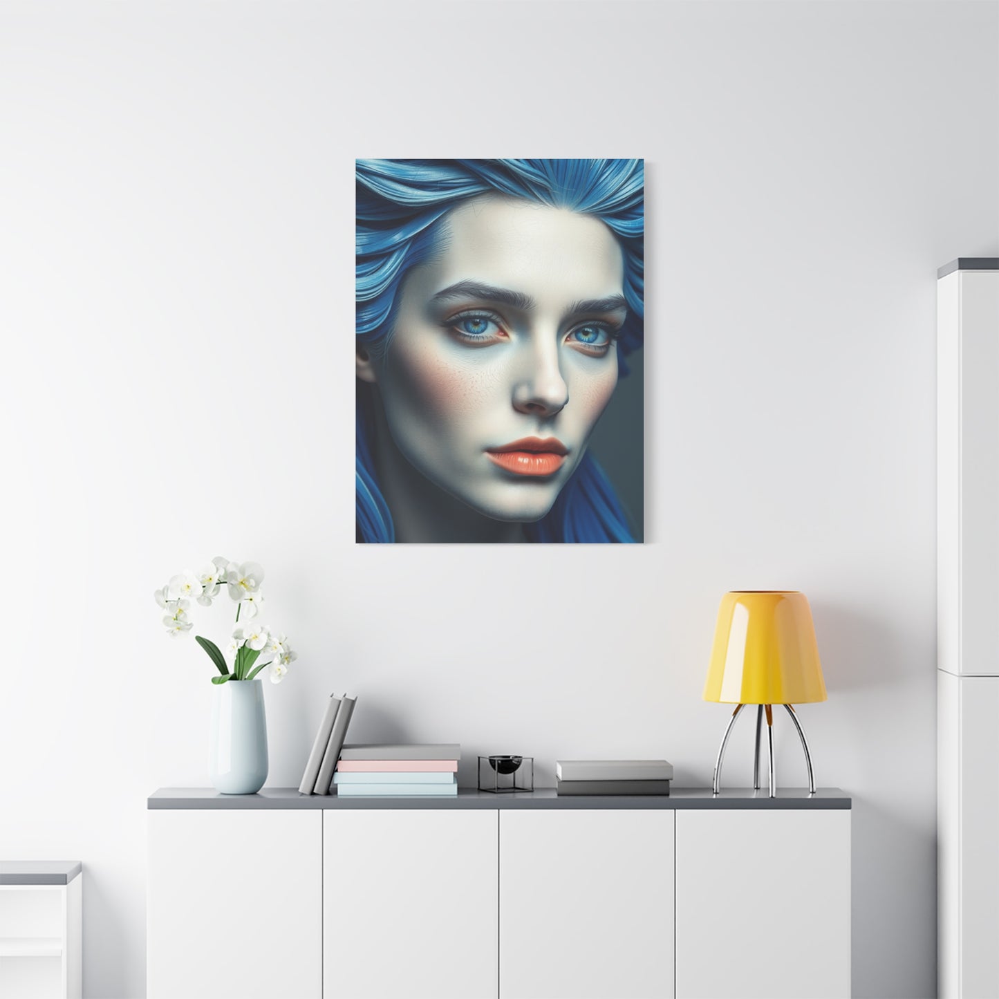 Blue & Gray Art Supreme Gallery Wall Art & Canvas Print