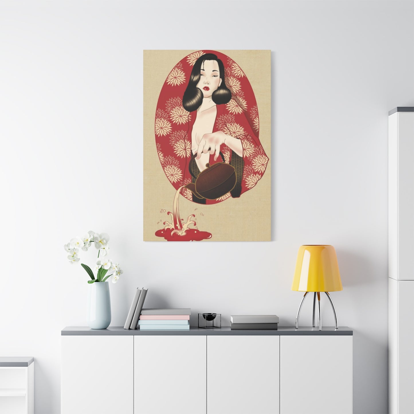 Geisha Portrait Wall Art & Canvas Prints