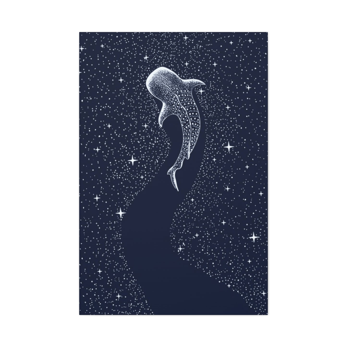 Fish in Starry Space Wall Art & Canvas Prints