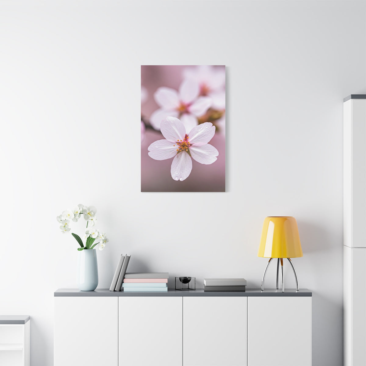 Soft Sakura Petal Macro Photography Wall Art & Canvas Prints