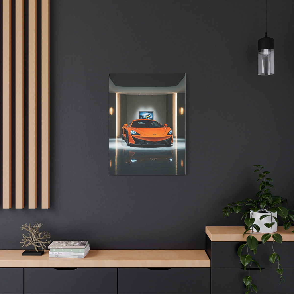 Dream Garage McLaren 570S Gallery Display Wall Art & Canvas Prints