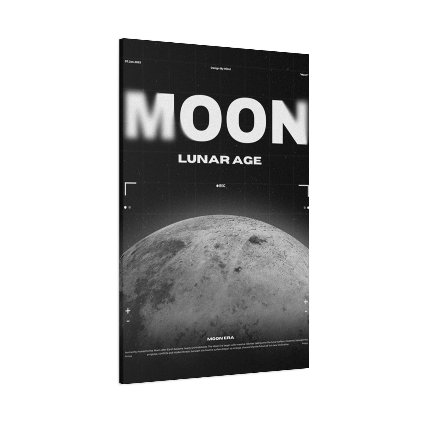 Moon Lunar Poster Wall Art & Canvas Prints