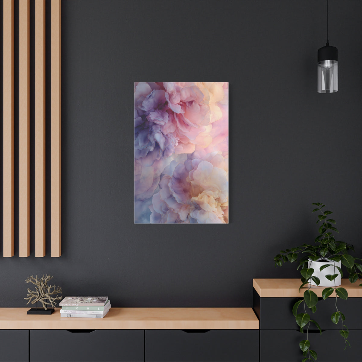 Soft Organic Floral Abstract Wall Art & Canvas Print