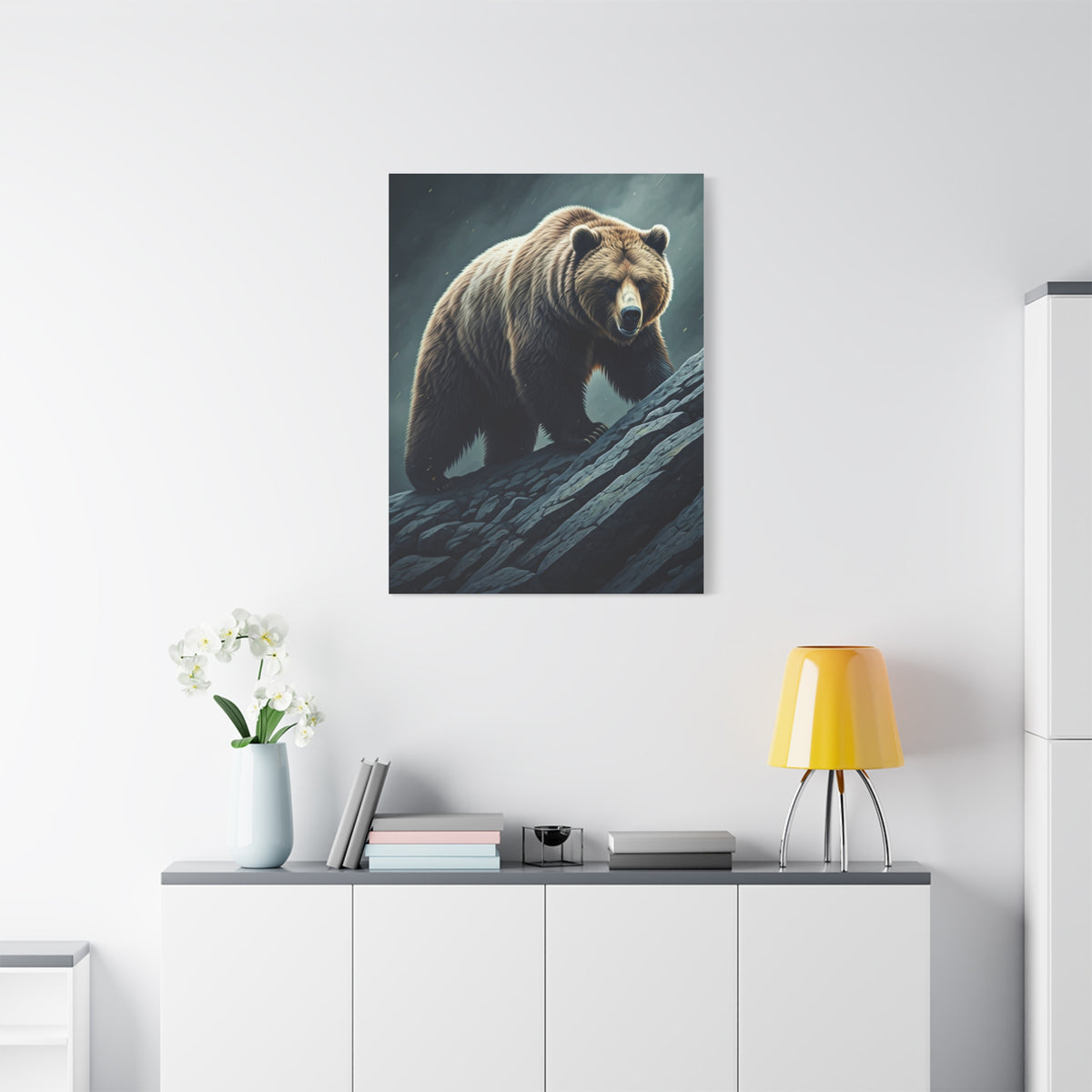 Mountain Ridge Grizzly Bear Wall Art & Canvas Prints