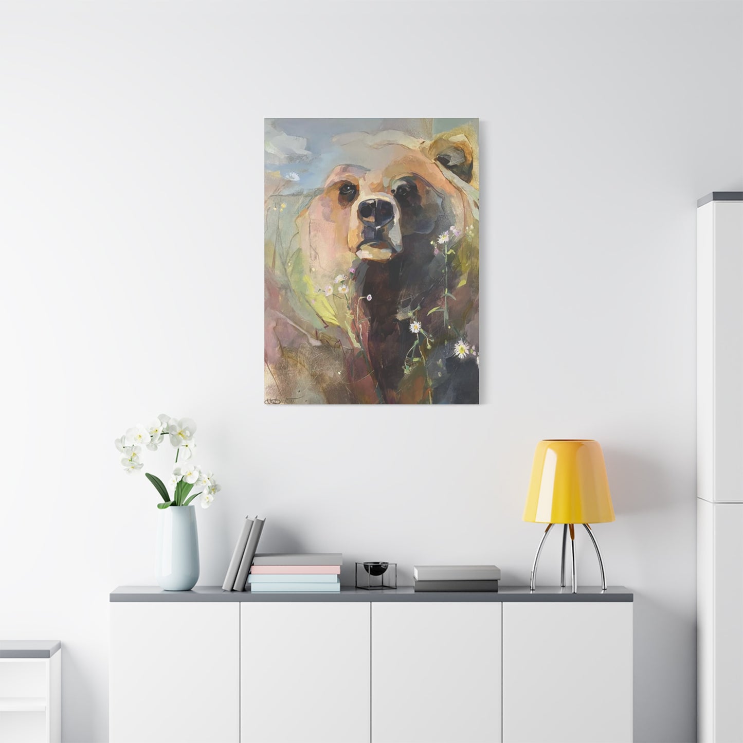 Grizzly Bear Painting Wall Art & Canvas Prints