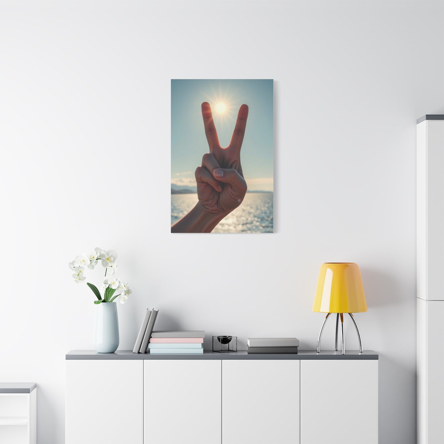 Peace Sign Art Refined Canvas Wall Art & Canvas Print