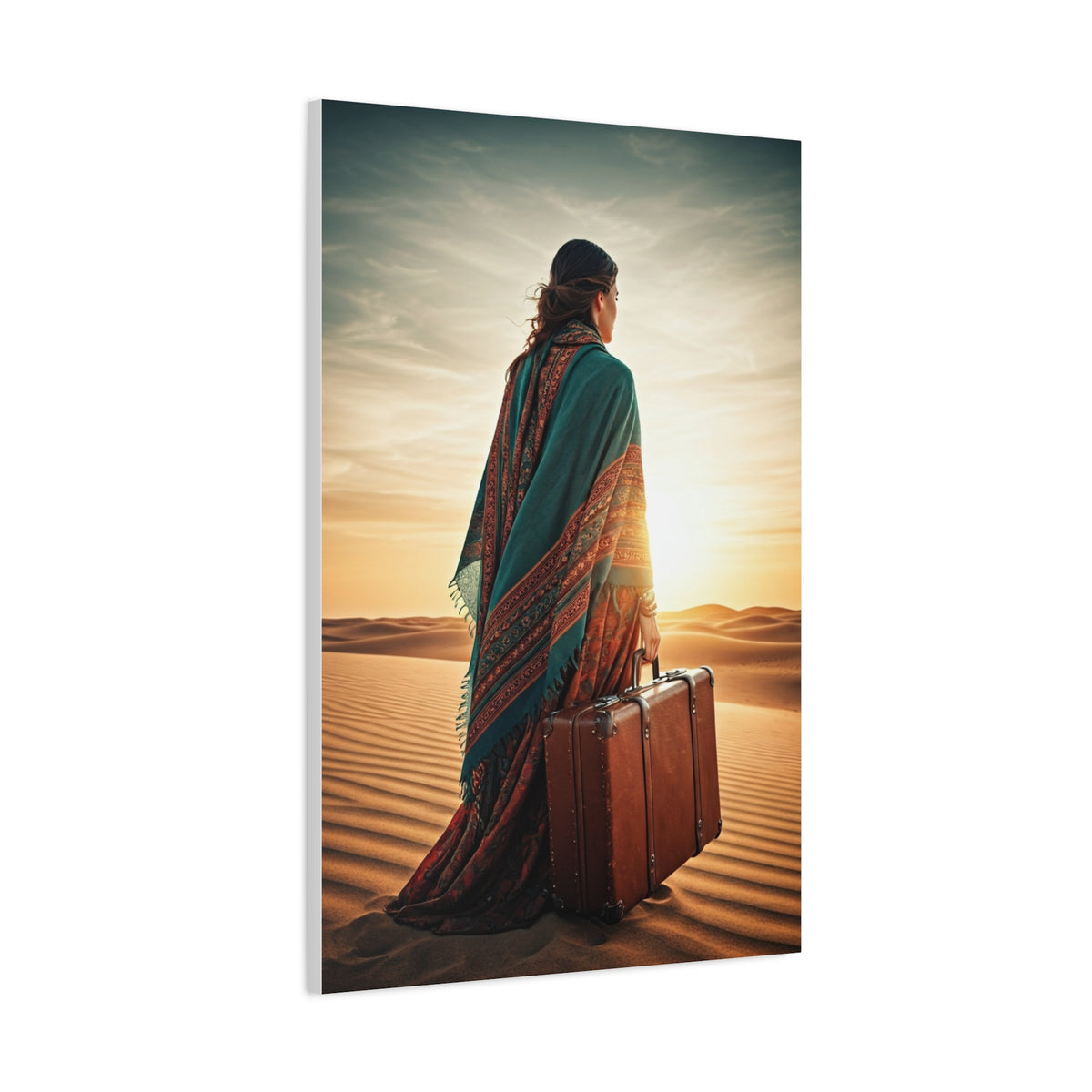 Desert Journey at Golden Hour – Wall Art & Canvas Prints