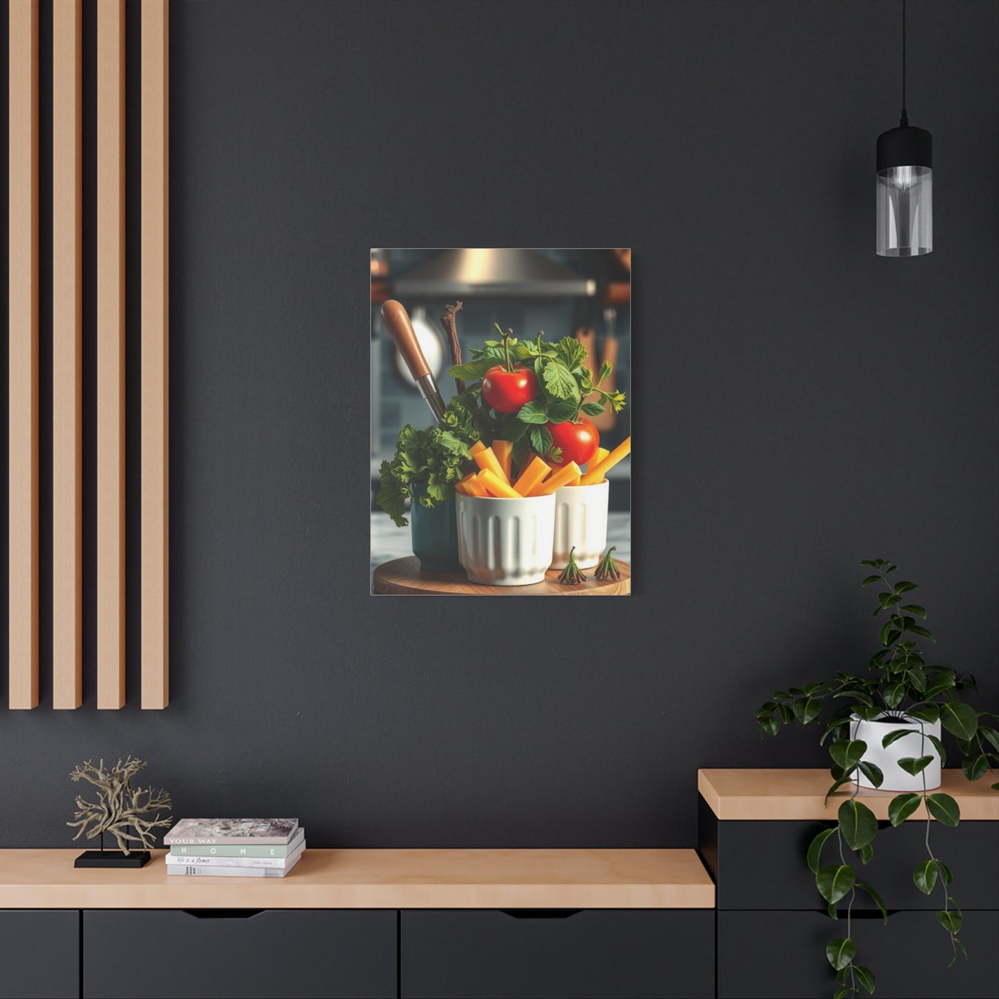 Gastronomic Elegance Canvas