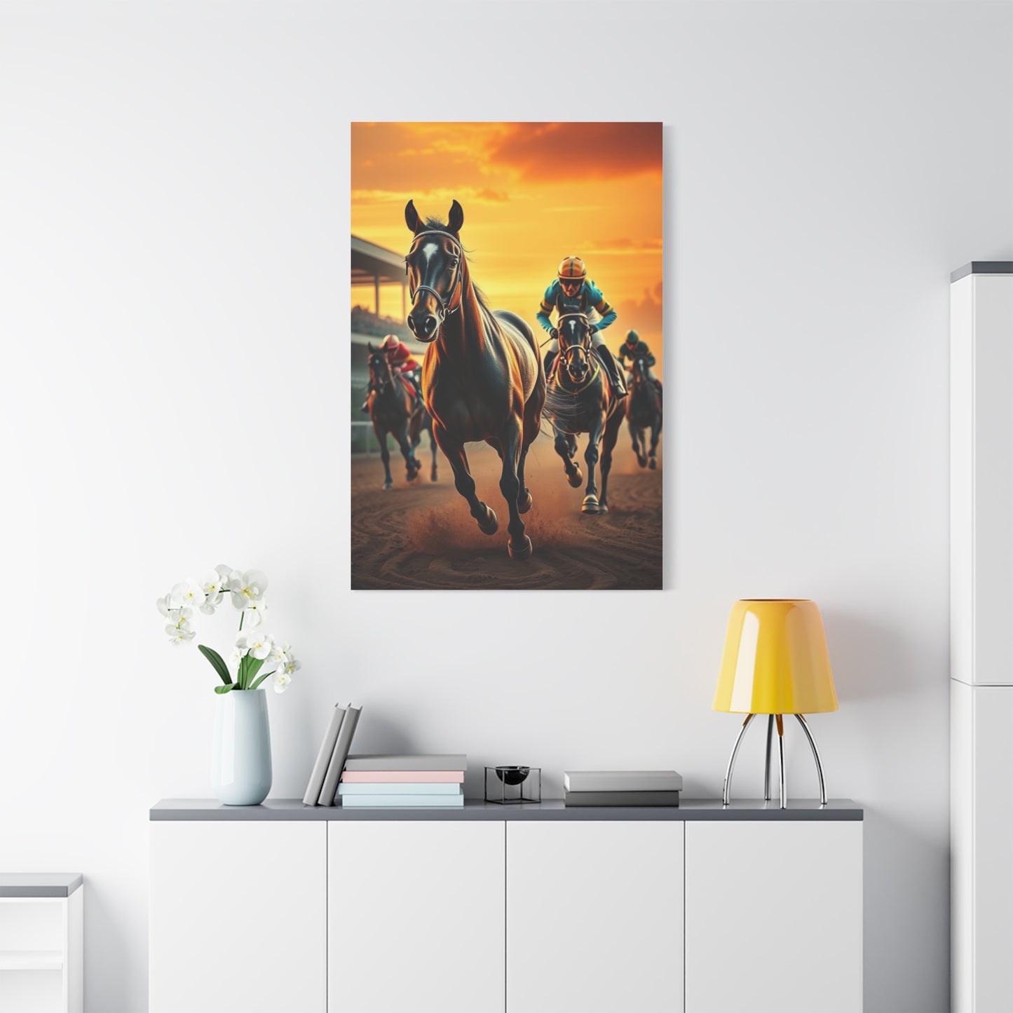 Elite Horse Racing Art Vision Wall Art & Canvas Print