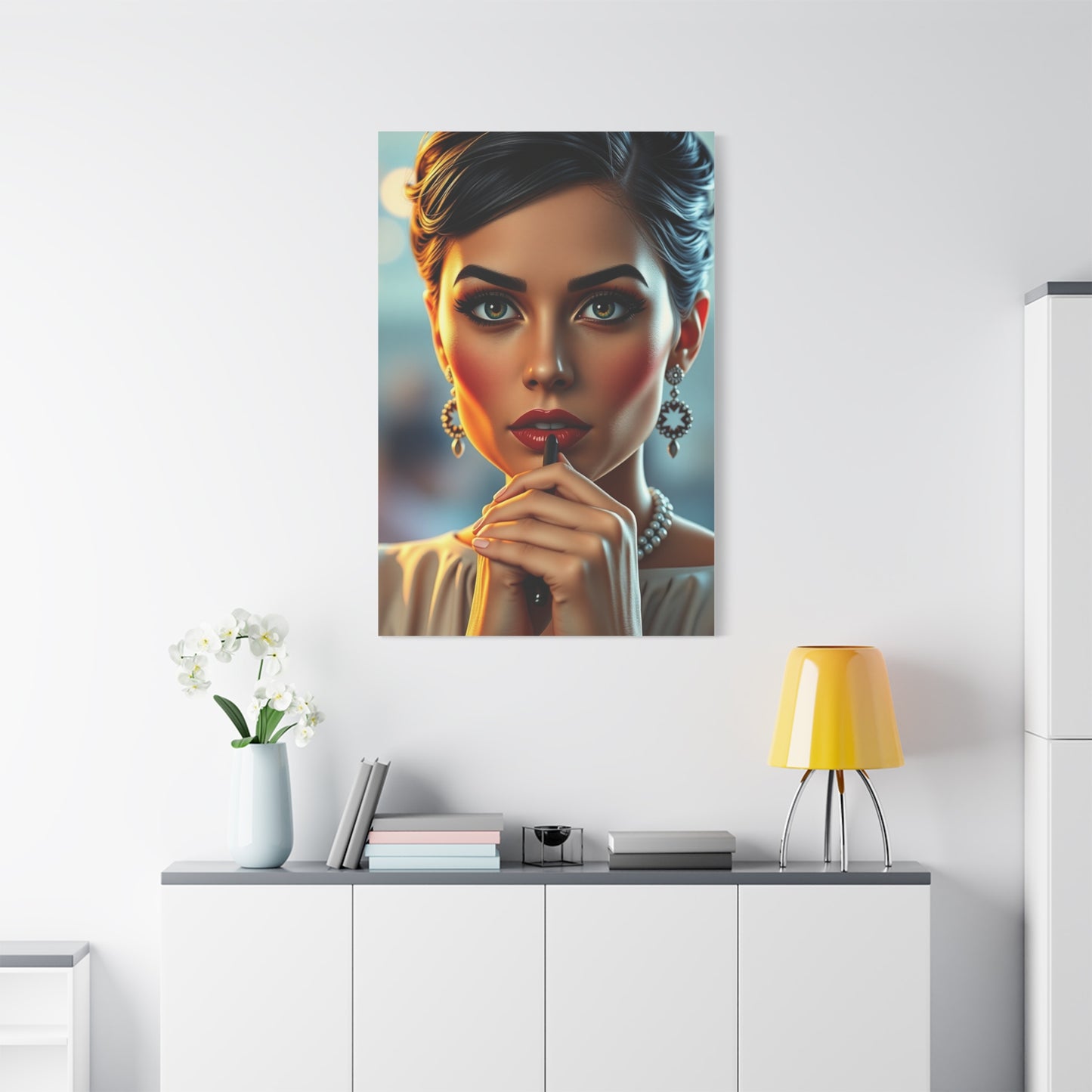 Breakfast At Tiffany’s Characters Art Supreme Canvas Wall Art & Canvas Print