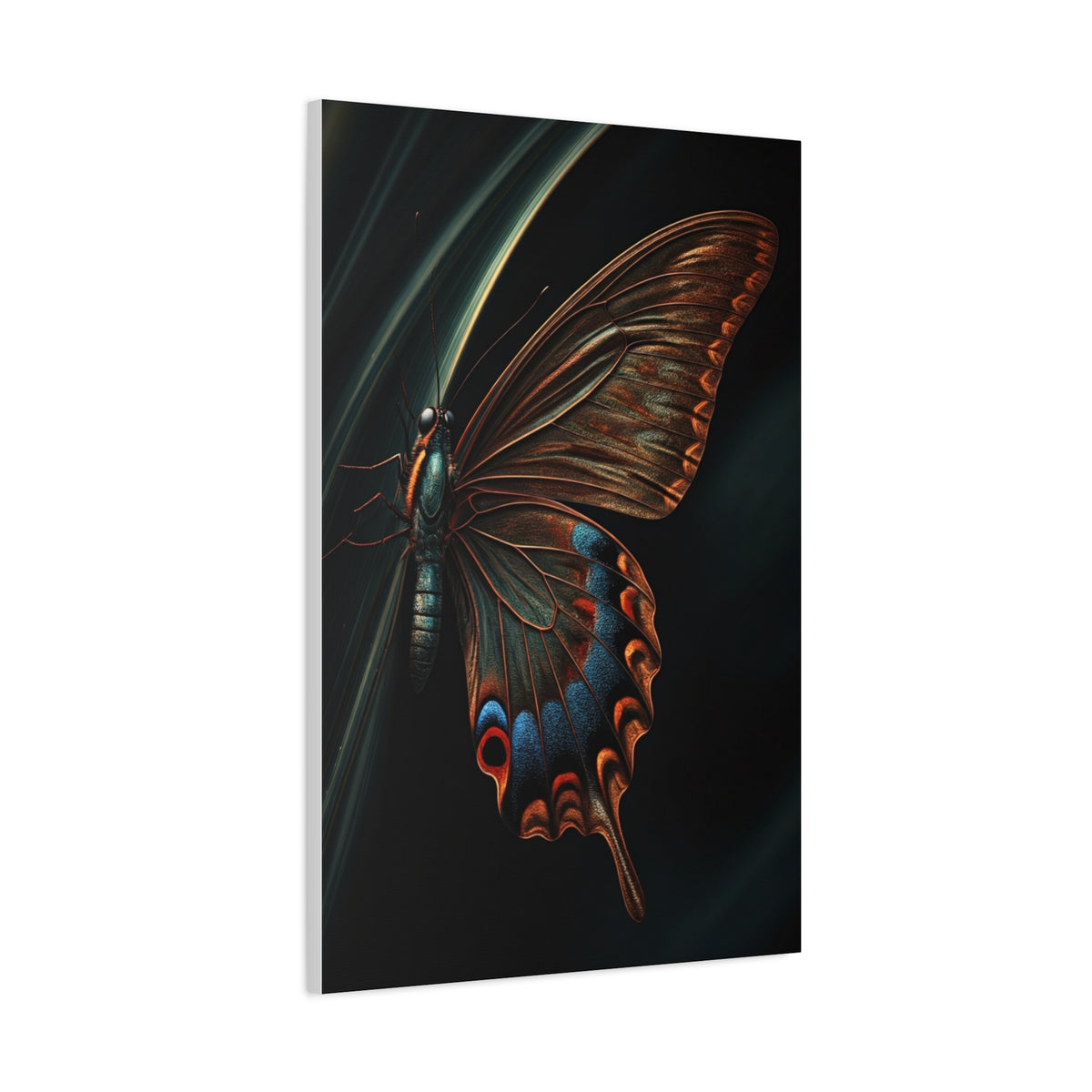 Copper Swallowtail Butterfly with Jewel Wing Patterns Wall Art & Canvas Prints