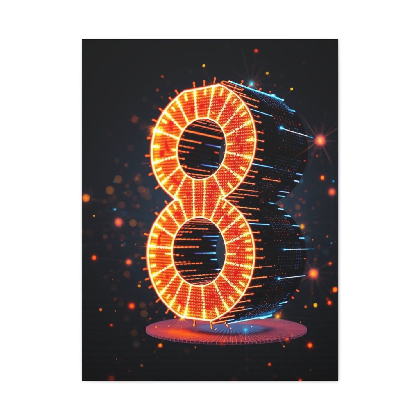 Supreme Numbers Art Wall Art & Canvas Print