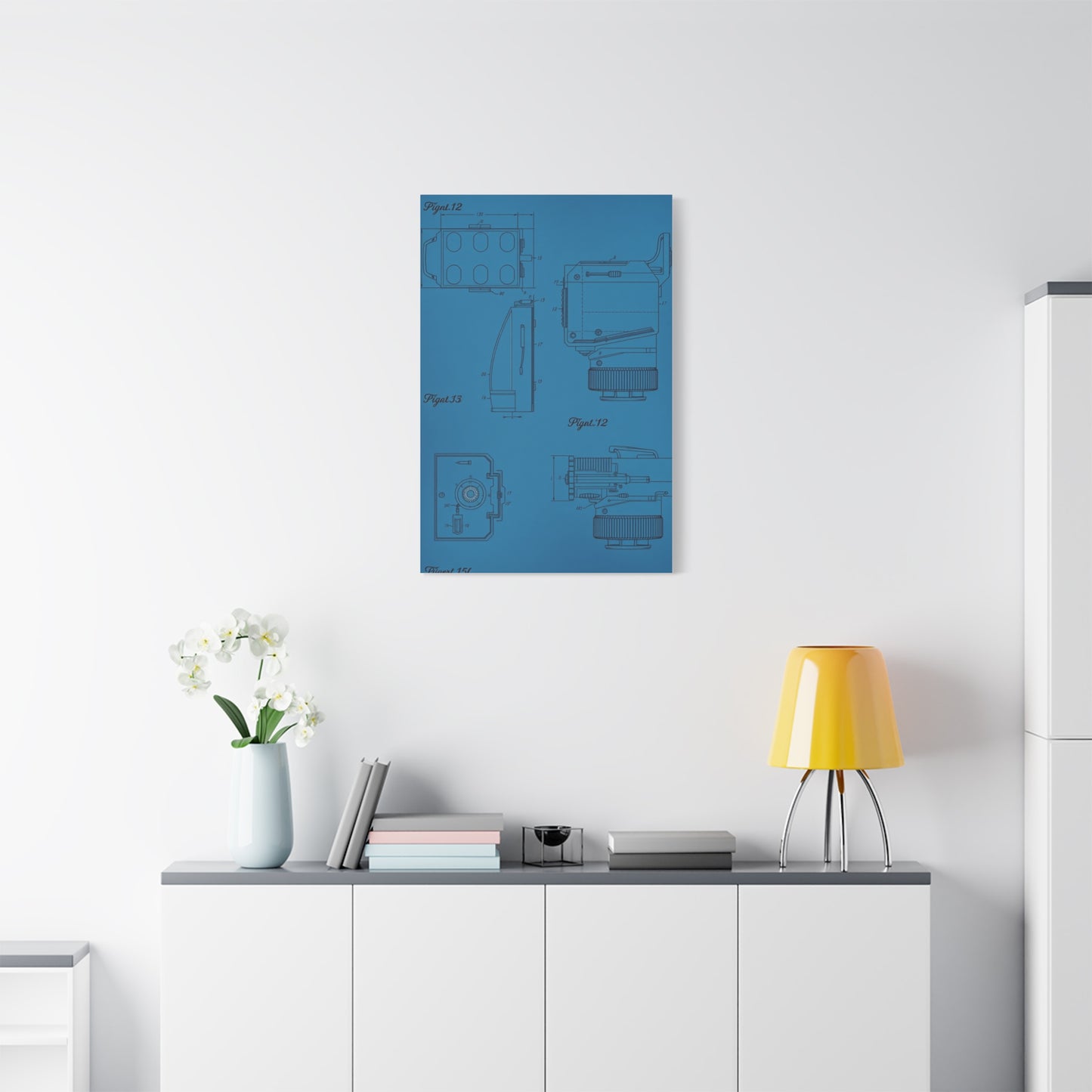 Blueprint & Patent Sketches Art Luxury Canvas Wall Art & Canvas Print
