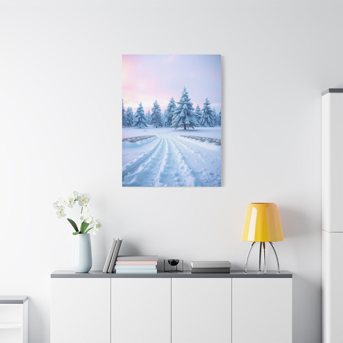 Majestic Winter Horizon Wall Art & Canvas Print