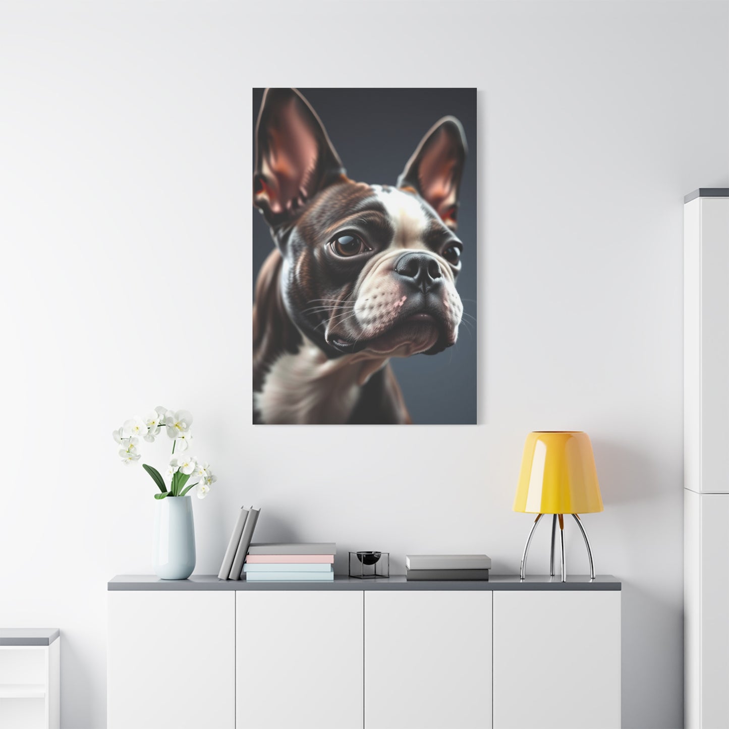 Boston Terrier Art Refined Canvas Wall Art & Canvas Print