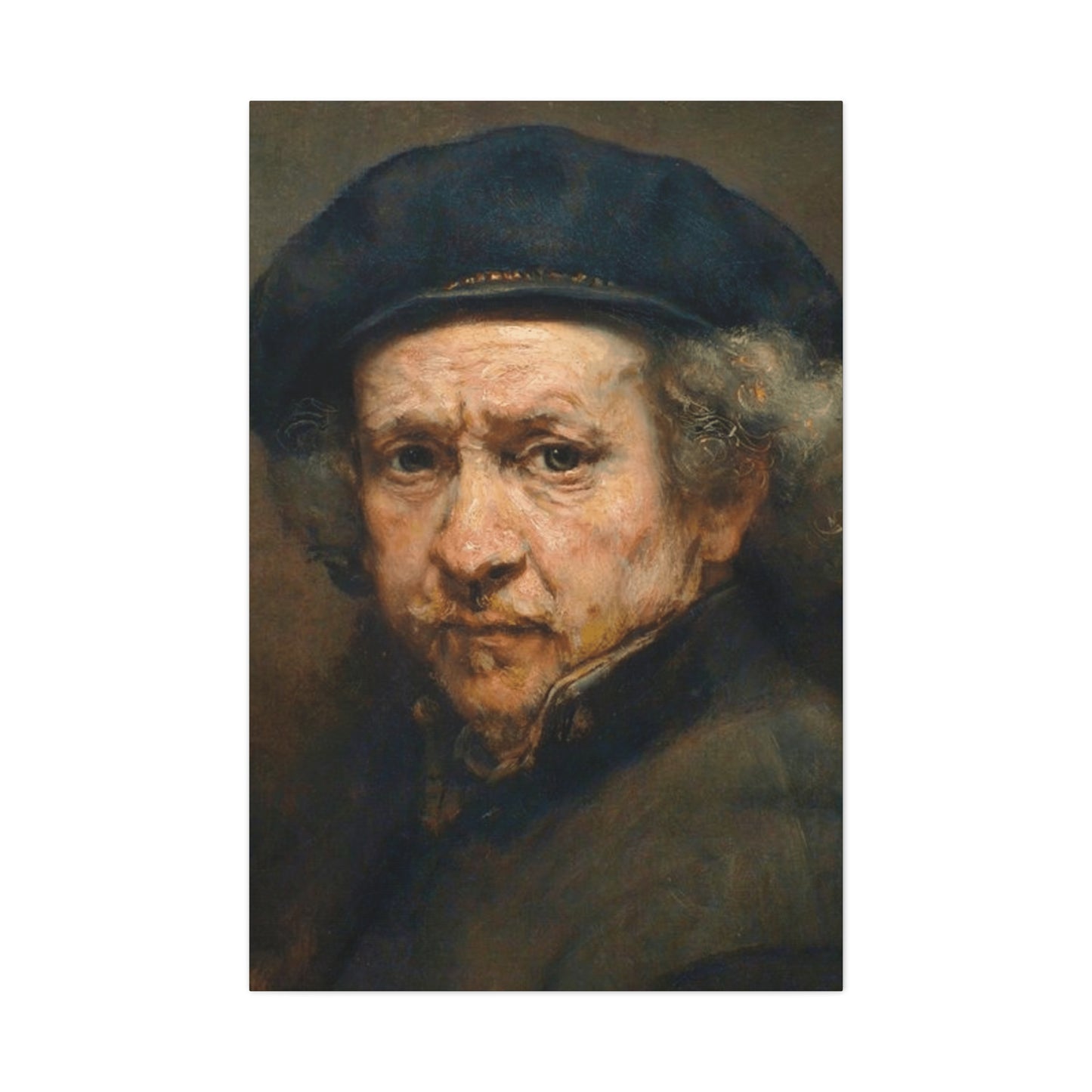 Rembrandt by himself Portrait Wall Art & Canvas Prints