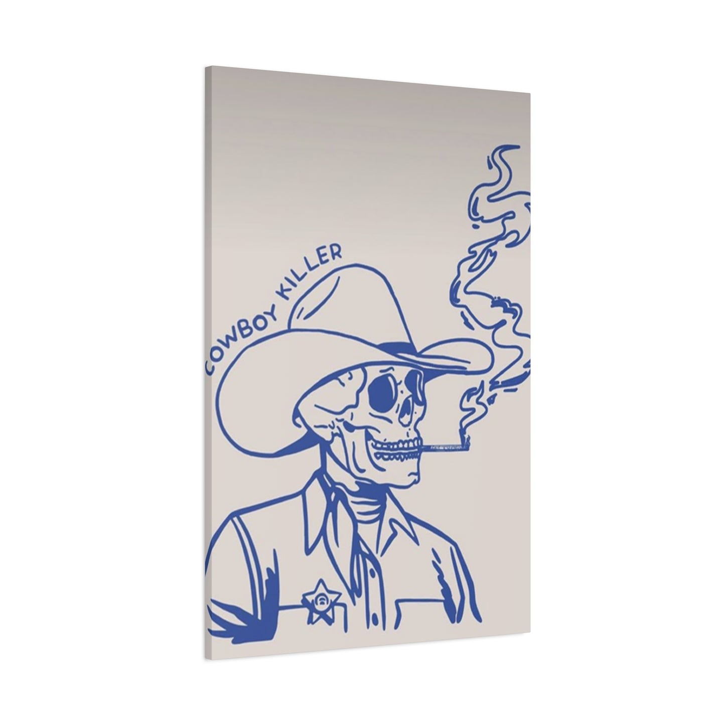 Cowboy Killer Sketch Wall Art & Canvas Prints