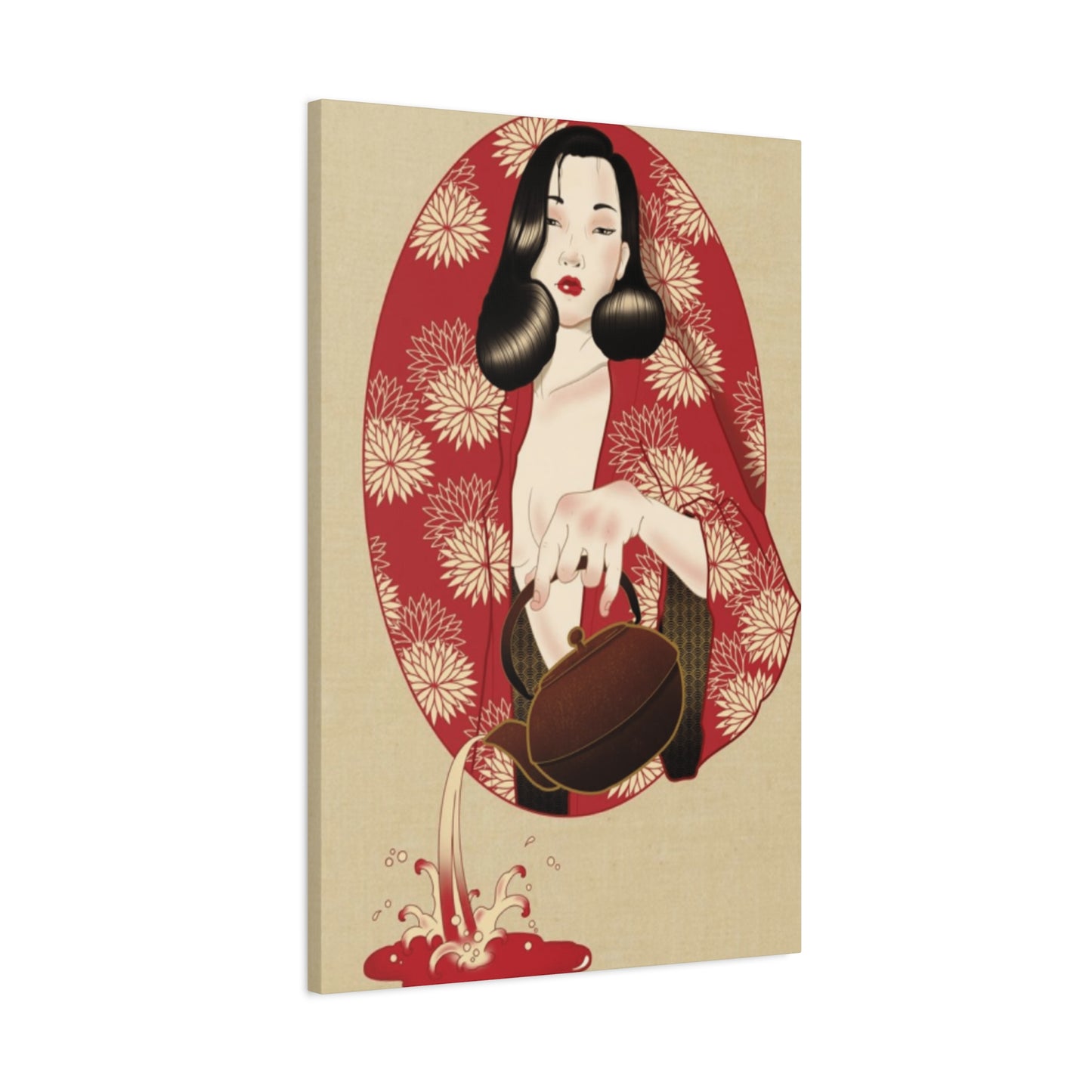 Geisha Portrait Wall Art & Canvas Prints