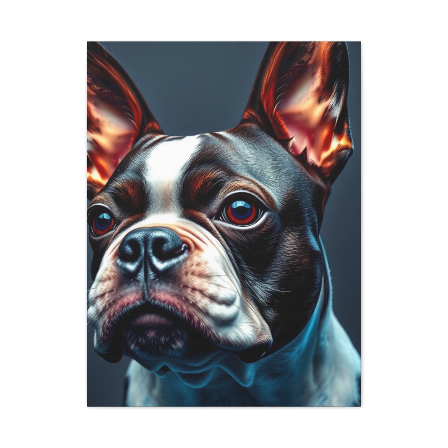 Supreme Art Collection Boston Terrier Wall Art & Canvas Print