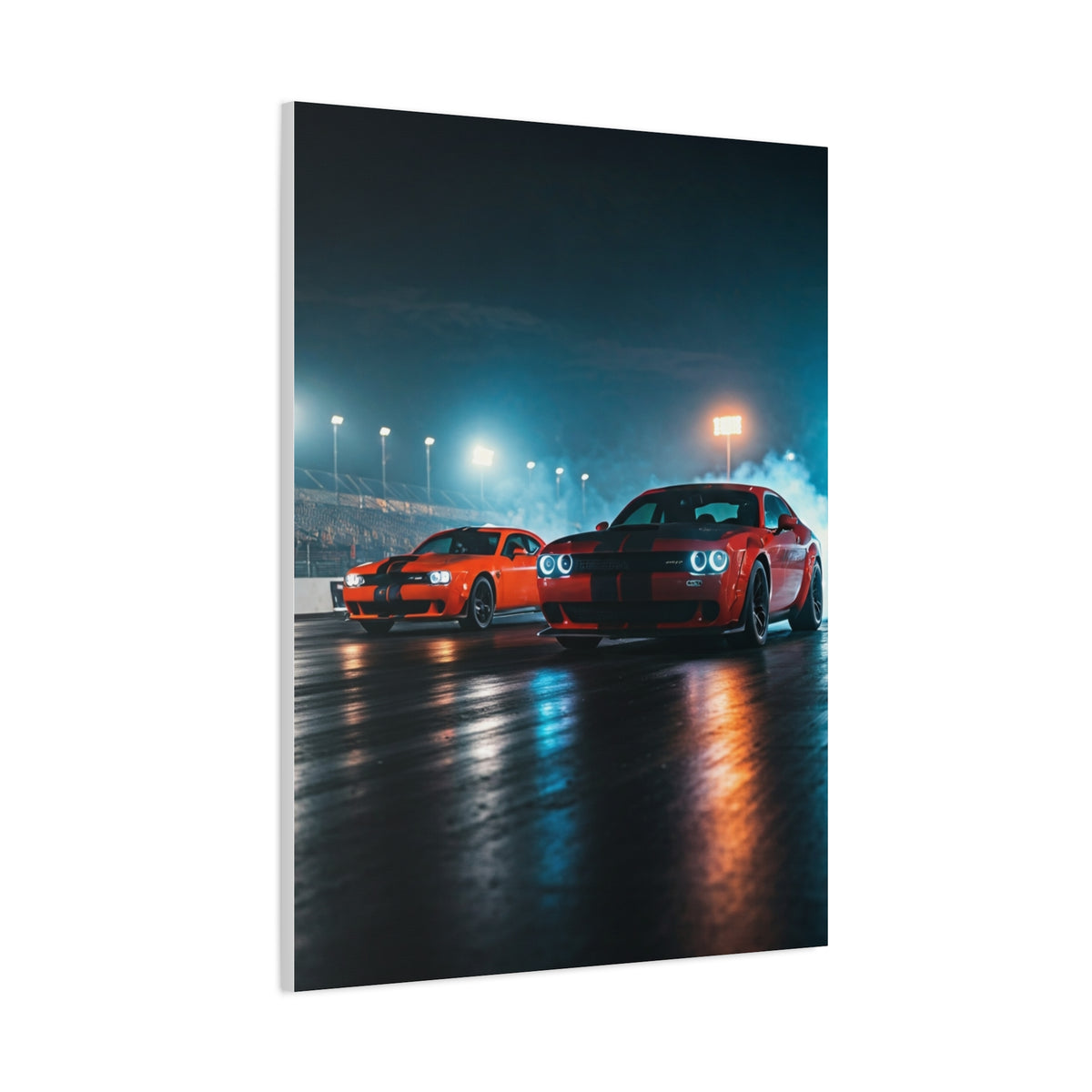 Midnight Pre-Launch Showdown – Hellcat Redeye vs Demon 170 Wall Art & Canvas Prints