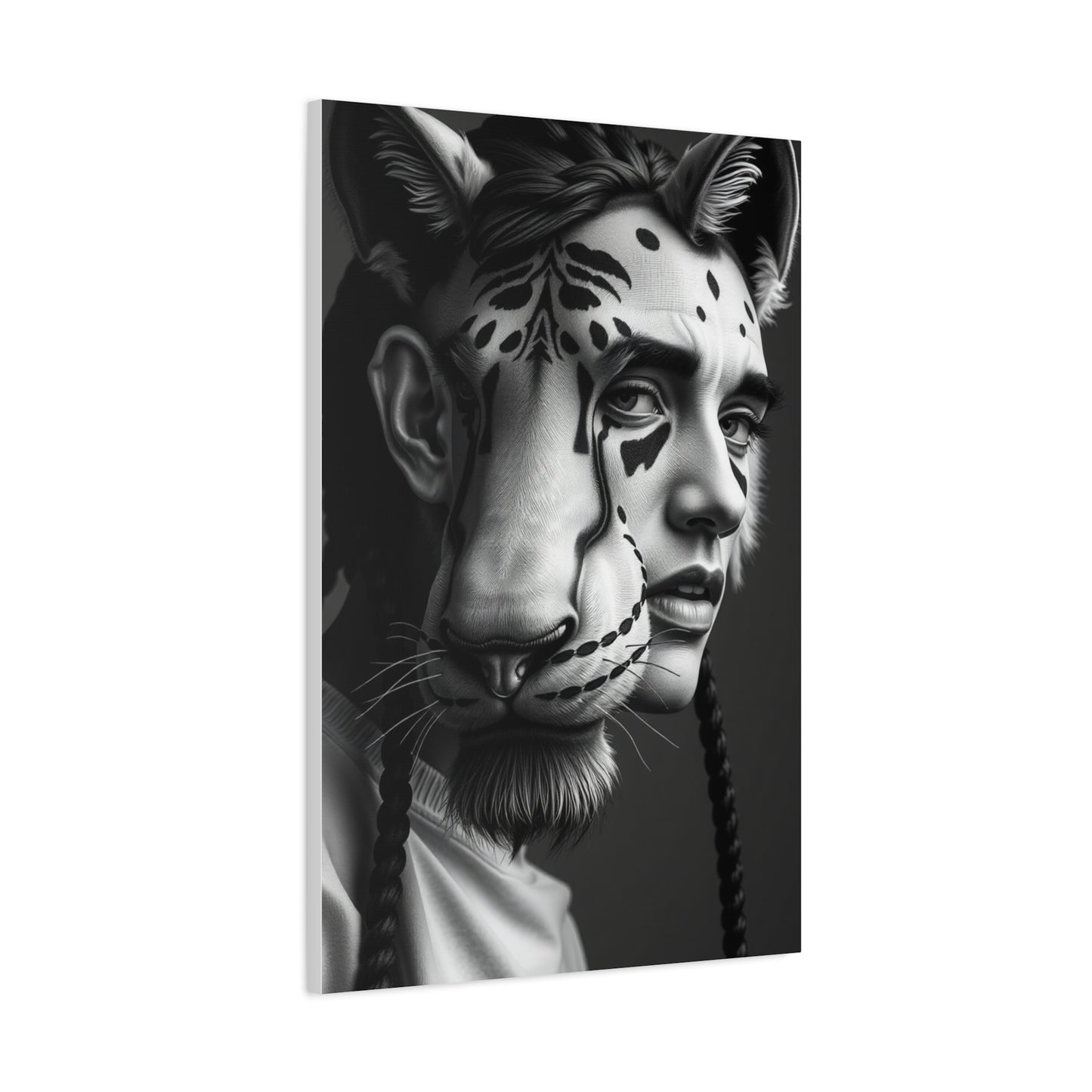 Black and White Illustrations Art Supreme Canvas Wall Art & Canvas Print