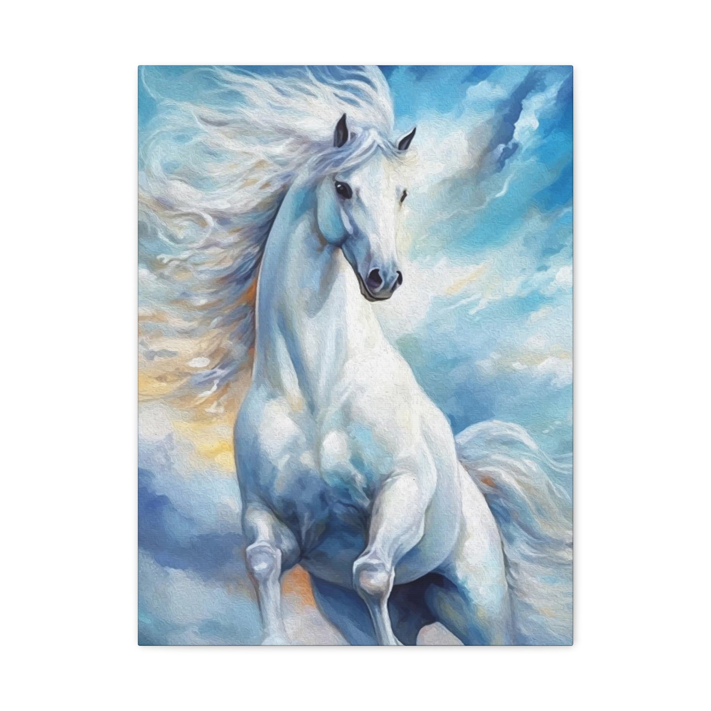 White Horse Wall Art & Canvas Prints